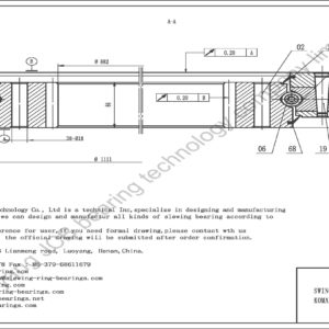 SWING BEARING FOR KOMATSU EXCAVATOR PC138